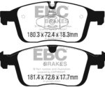 EBC Ultimax front brake pads for Volvo XC60