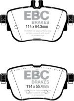 EBC Ultimax rear brake pads for Mercedes-Benz E-Class