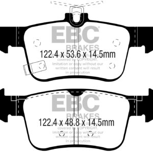 EBC Ultimax stražnje kočione pločice za Honda Civic