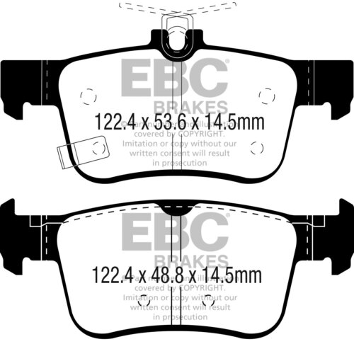 EBC Ultimax rear brake pads for Honda Civic
