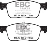 EBC Ultimax front brake pads for Opel Vivaro Life, Opel Vivaro
