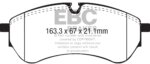EBC Ultimax front brake pads for VW Crafter