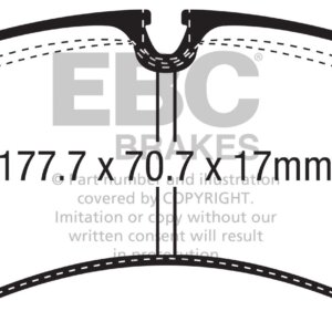 EBC Ultimax prednje kočione pločice za VW Crafter