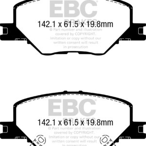 EBC Ultimax prednje kočione pločice za Opel Insignia