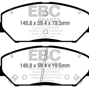EBC Ultimax prednje kočione pločice za Kia XCeed, Hyundai i30