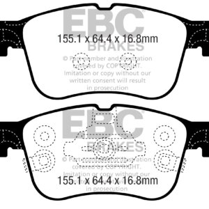 EBC Ultimax prednje kočione pločice za Ford Puma