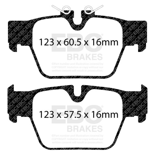 EBC Ultimax rear brake pads for BMW 1, BMW X2