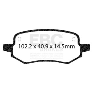 EBC Ultimax stražnje kočione pločice za Ford Puma
