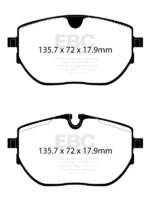 EBC Ultimax front brake pads for VW Transporter