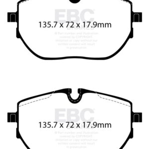 EBC Ultimax prednje kočione pločice za VW Transporter