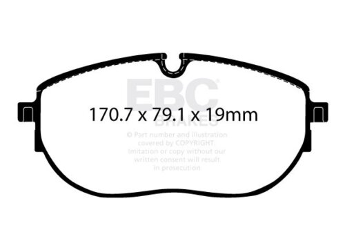 EBC Ultimax front brake pads for VW Transporter
