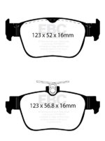 EBC Ultimax rear brake pads for SEAT Leon, Seat Leon