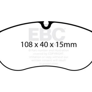 EBC Ultimax prednje kočione pločice za VW ID.4, VW ID.5