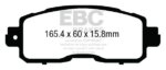 EBC Ultimax front brake pads for Nissan Leaf