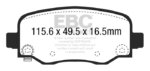 EBC Ultimax rear brake pads for Jeep Cherokee