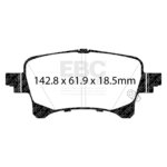 EBC Ultimax rear brake pads for Jeep Gladiator