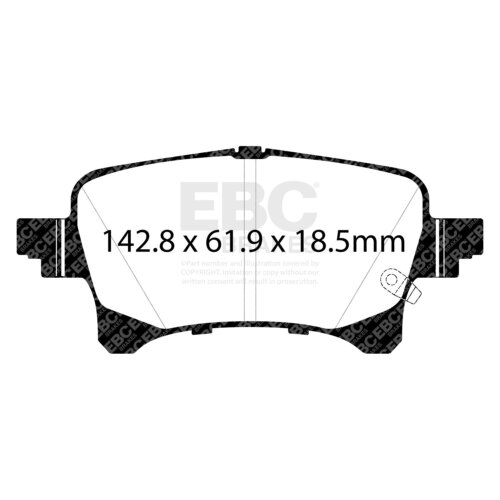 EBC Ultimax rear brake pads for Jeep Gladiator