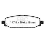 EBC Ultimax rear brake pads for Jeep Wrangler