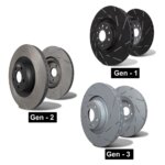 EBC rear brake disc for Audi A6