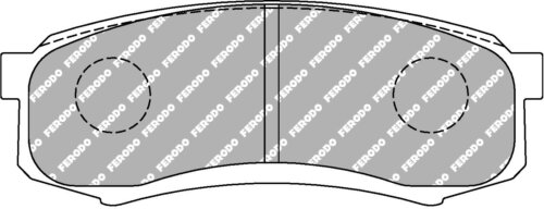 Ferodo DS2500 rear brake pads for Lexus GX, Toyota Land Cruiser