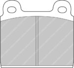 Ferodo DS2500 front brake pads for Alfa Romeo Spider, Ferrari 208