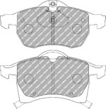 Ferodo DS2500 front brake pads for Vauxhall Zafira, Vauxhall Astra