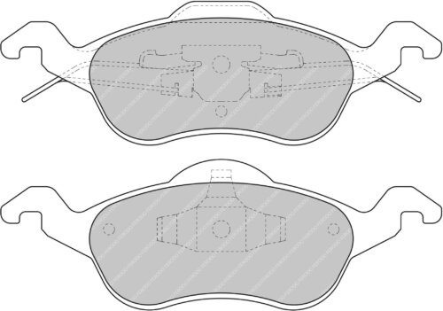 Ferodo DS2500 front brake pads for Ford Focus