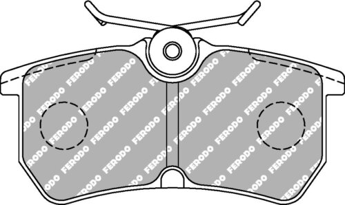 Ferodo DS2500 rear brake pads for Ford Fiesta, Ford Focus