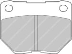 Ferodo DS3000 rear brake pads for Nissan 350Z, Subaru Impreza
