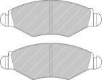 Ferodo DS2500 front brake pads for Citroën Saxo