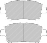 Ferodo DS2500 front brake pads for Toyota Celica, Toyota MR-S
