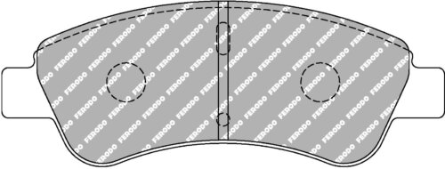 Ferodo DS3000 front brake pads for Citroën DS3, Citroën C-Elysee