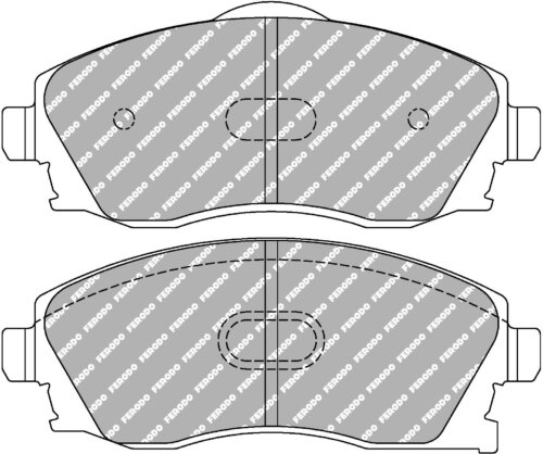 Ferodo DS2500 front brake pads for Opel Tigra, Vauxhall Corsa Van