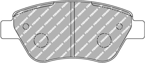 Ferodo DS2500 front brake pads for Alfa Romeo 156, FIAT Stilo