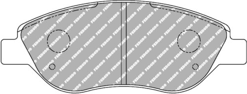 Ferodo DS3.12 front brake pads for FIAT Bravo, Alfa Romeo 156