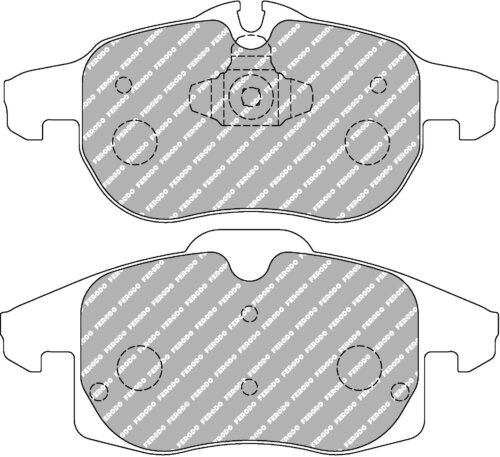 Ferodo DS2500 front brake pads for FIAT Croma, Chevrolet Vectra