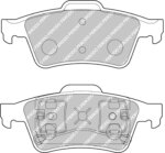 Ferodo DS2500 rear brake pads for Renault Laguna, Renault Espace