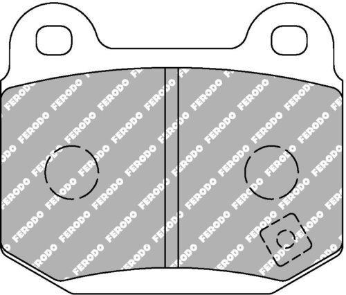 Ferodo DS3.12 front brake pads for Subaru Impreza, Toyota GT 86