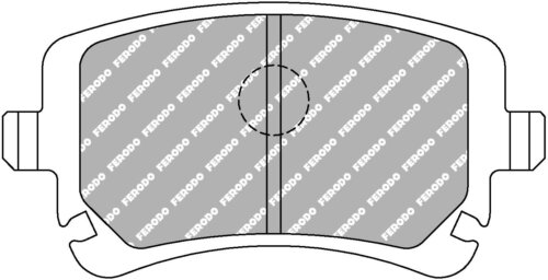 Ferodo DS2500 rear brake pads for VW Golf, VW Golf Cabriolet