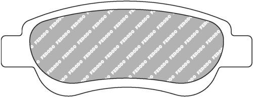 Ferodo DS2500 front brake pads for Citroën C1