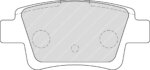Ferodo DS2500 rear brake pads for FIAT Grande Punto, Opel Adam