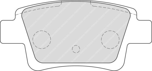 Ferodo DS2500 rear brake pads for FIAT Grande Punto, Opel Adam