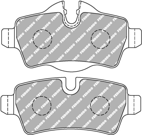 Ferodo DS2500 rear brake pads for Mini MINI Convertible, Mini MINI Coupe
