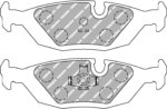 Ferodo DS2500 rear brake pads for BMW Z1, BMW 5