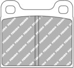 Ferodo DS UNO front brake pads for Alfa Romeo Spider, Ford EcoSport