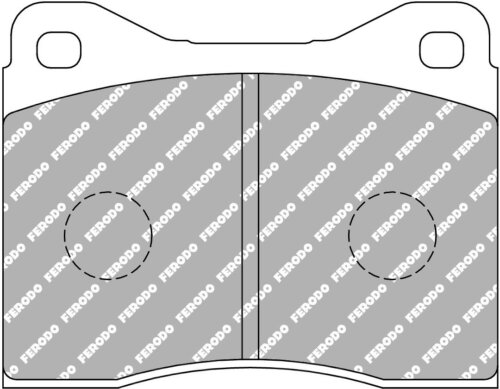 Ferodo DS2500 front brake pads for Ginetta G40R, Lamborghini Jalpa