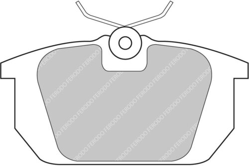 Ferodo DS2500 rear brake pads for Alfa Romeo GTV, FIAT Punto
