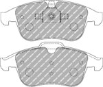 Ferodo DS1.11 front brake pads for Renault Clio, Renault Megane
