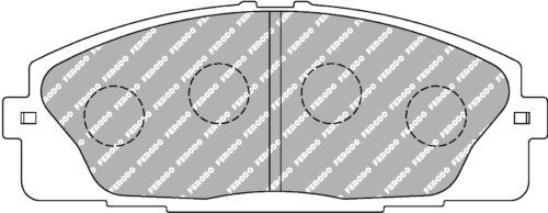 Ferodo DS2500 front brake pads for Nissan NV400, Toyota HiAce