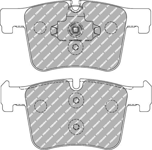 Ferodo DS2500 front brake pads for BMW 1, BMW 3